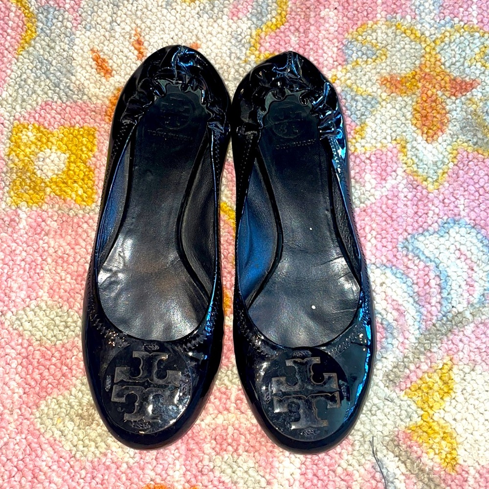 Tory Burch patent leather ballet flats